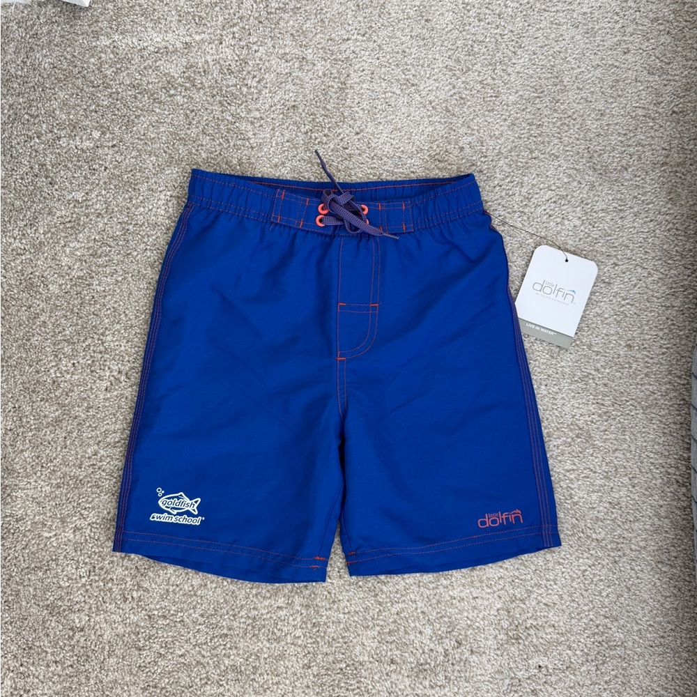 Dolfin Royal Blue Swim Trunks Shorts, size 6